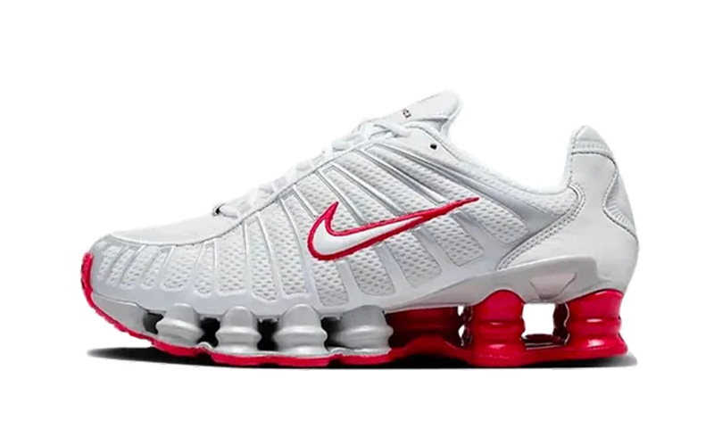 Nike Shox TL Platinum Tint Gym Red