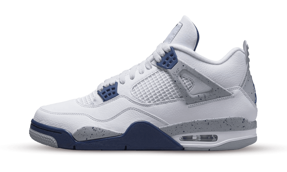 Jordan 4 Retro White Midnight Navy